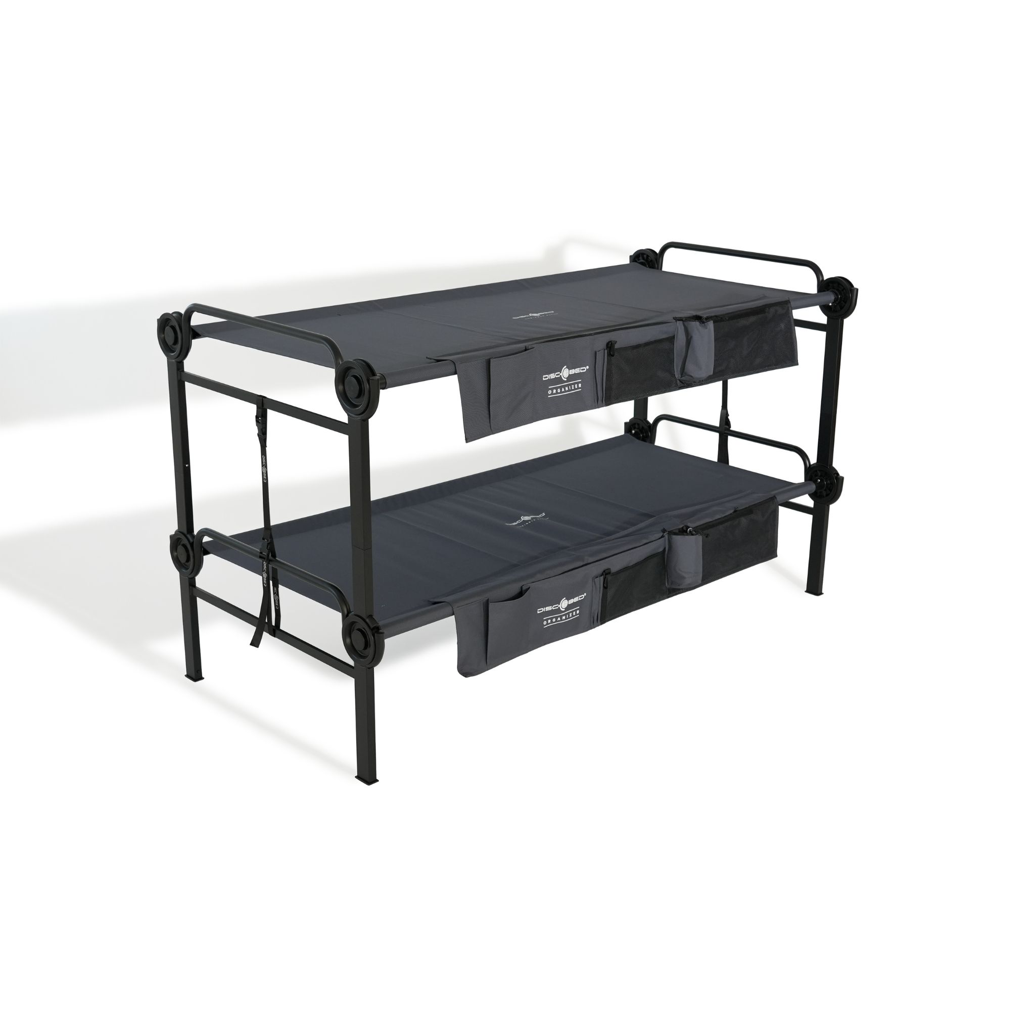 Disc-O-Bed XLT Etagenbett mit Seitentaschen