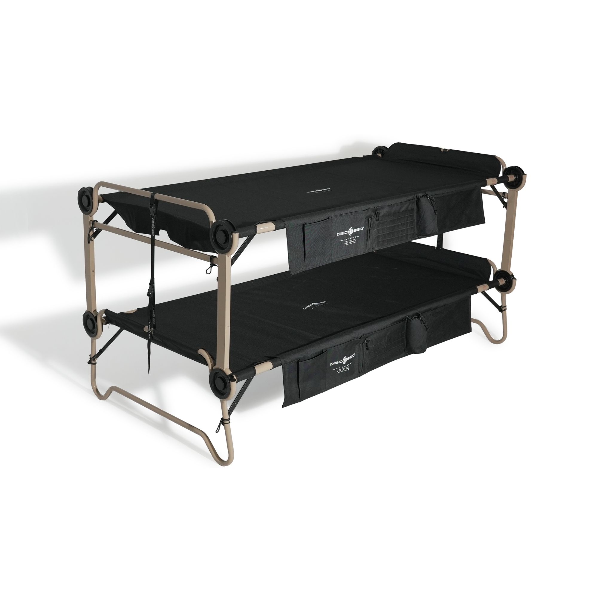 Disc-O-Bed 2XL Etagenbett mit Seitentaschen