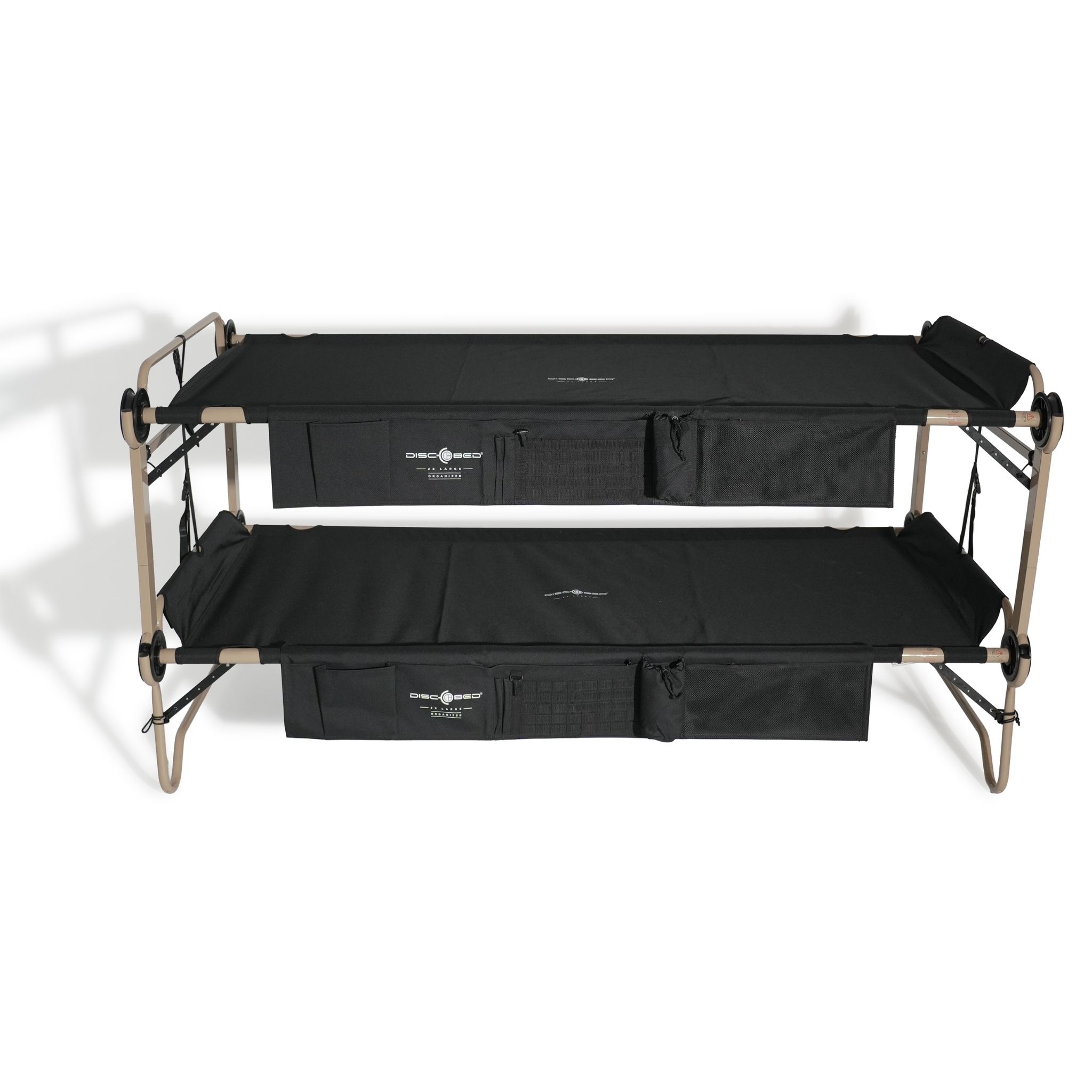 Disc-O-Bed 2XL Etagenbett mit Seitentaschen