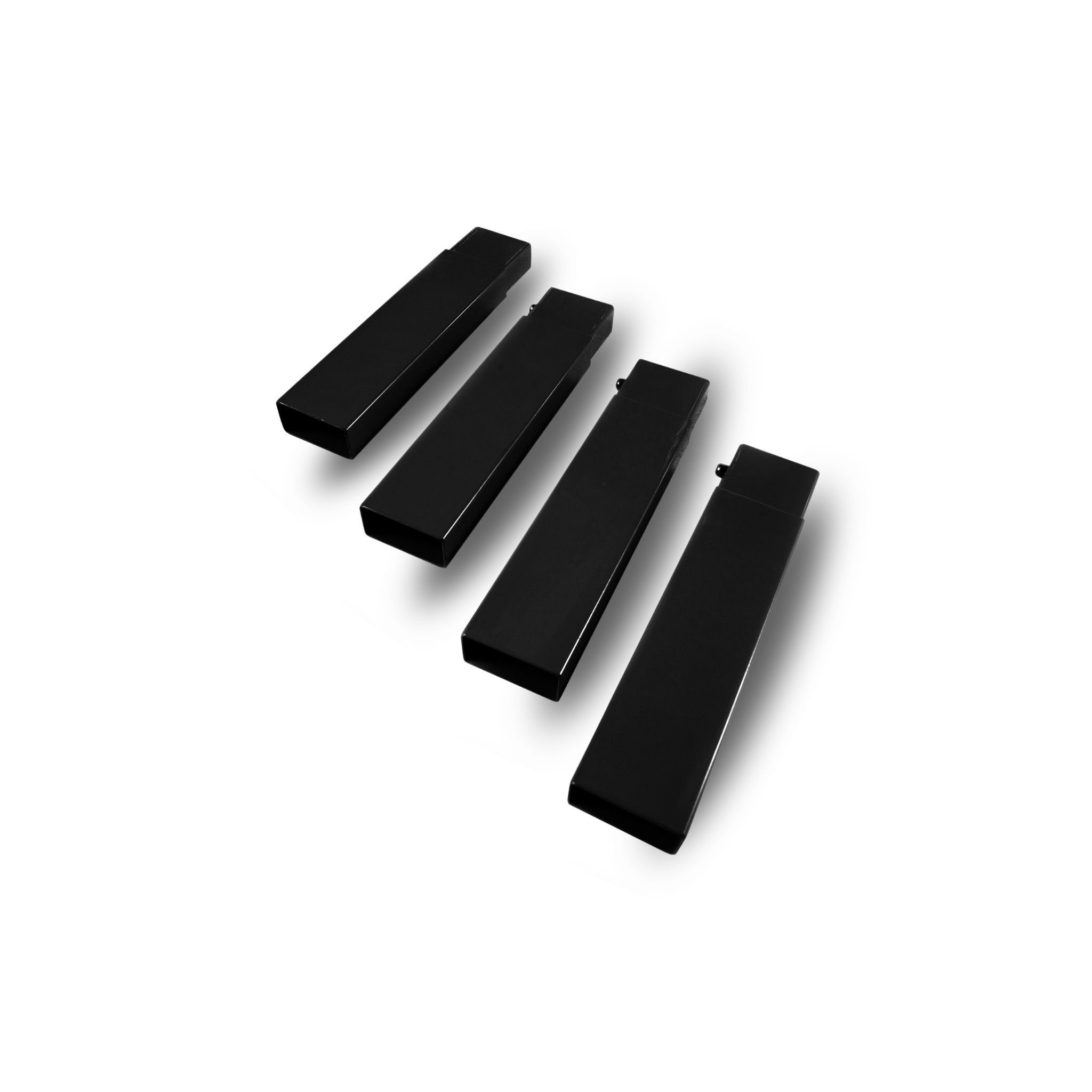 Beinverlängerungsset 4er Set - Schwarz