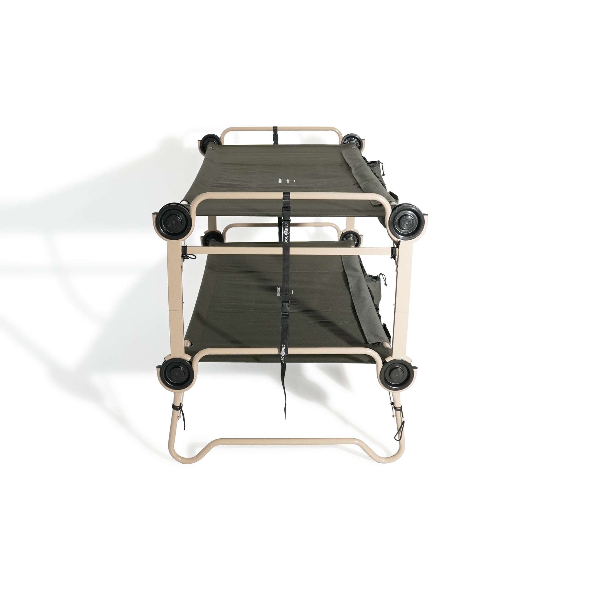 Arm-O-Bunk Etagenbett mit Seitentaschen - Olivgrün