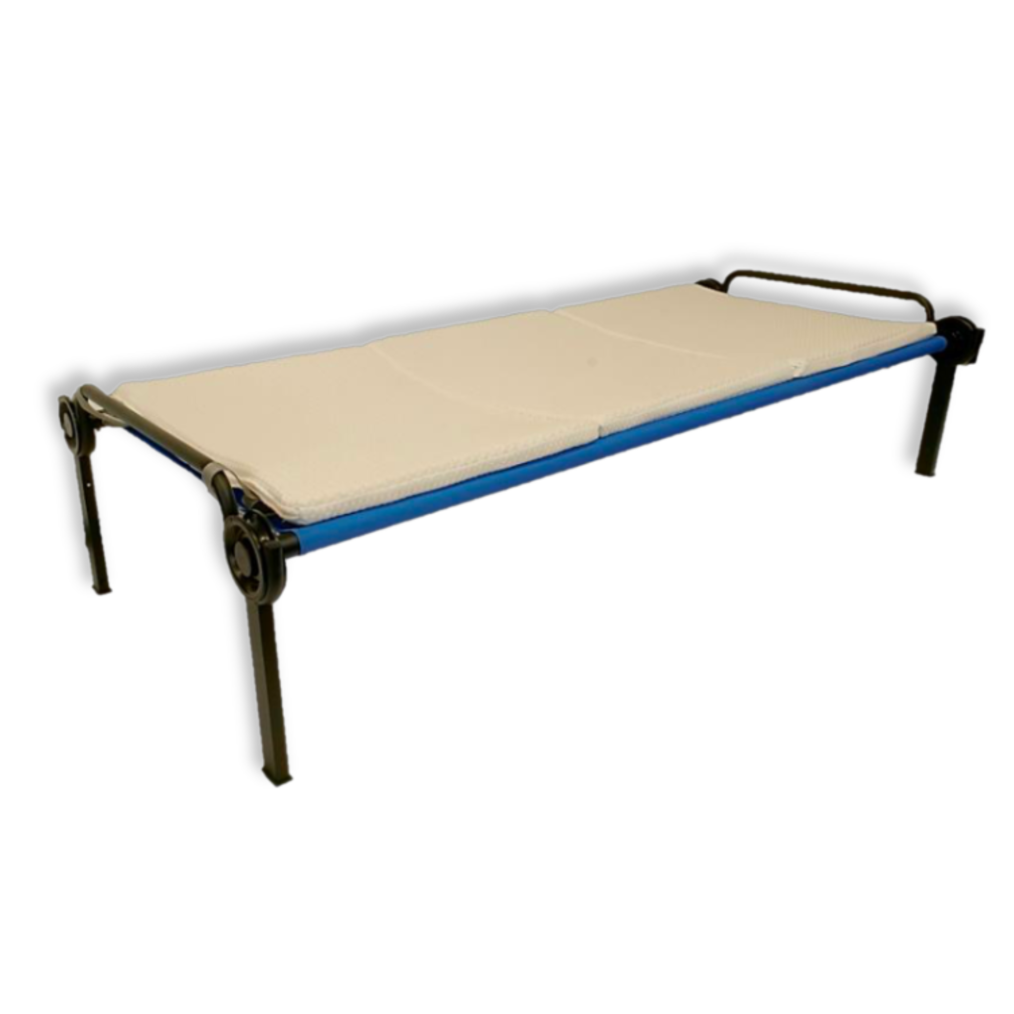 Viscorelax-Auflage X-LARGE 4cm mit MyCare Baumwollbezug, 3-fach faltbar, 3-teilig, für XLT, BUND-BED, ONE XL, XL-Bunks und 2XL