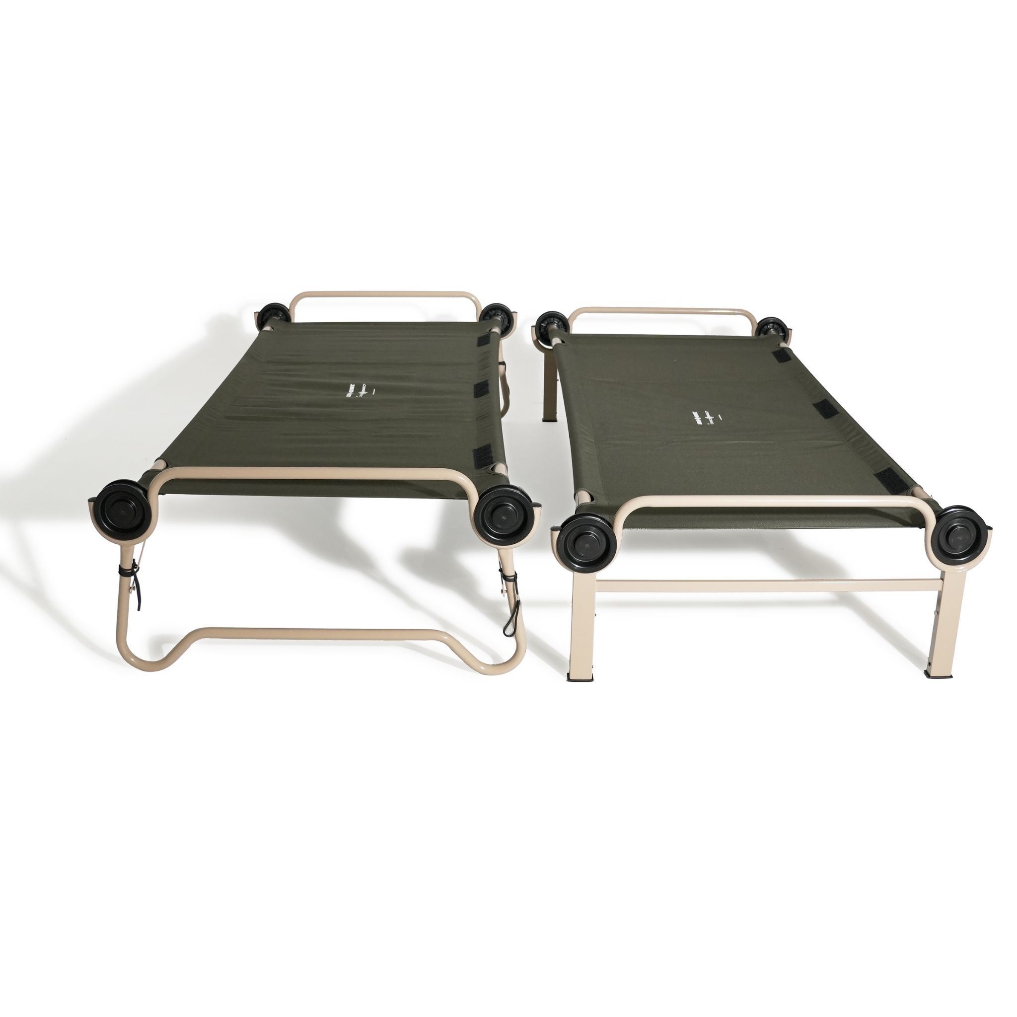 Arm-O-Bunk Etagenbett mit Seitentaschen - Olivgrün