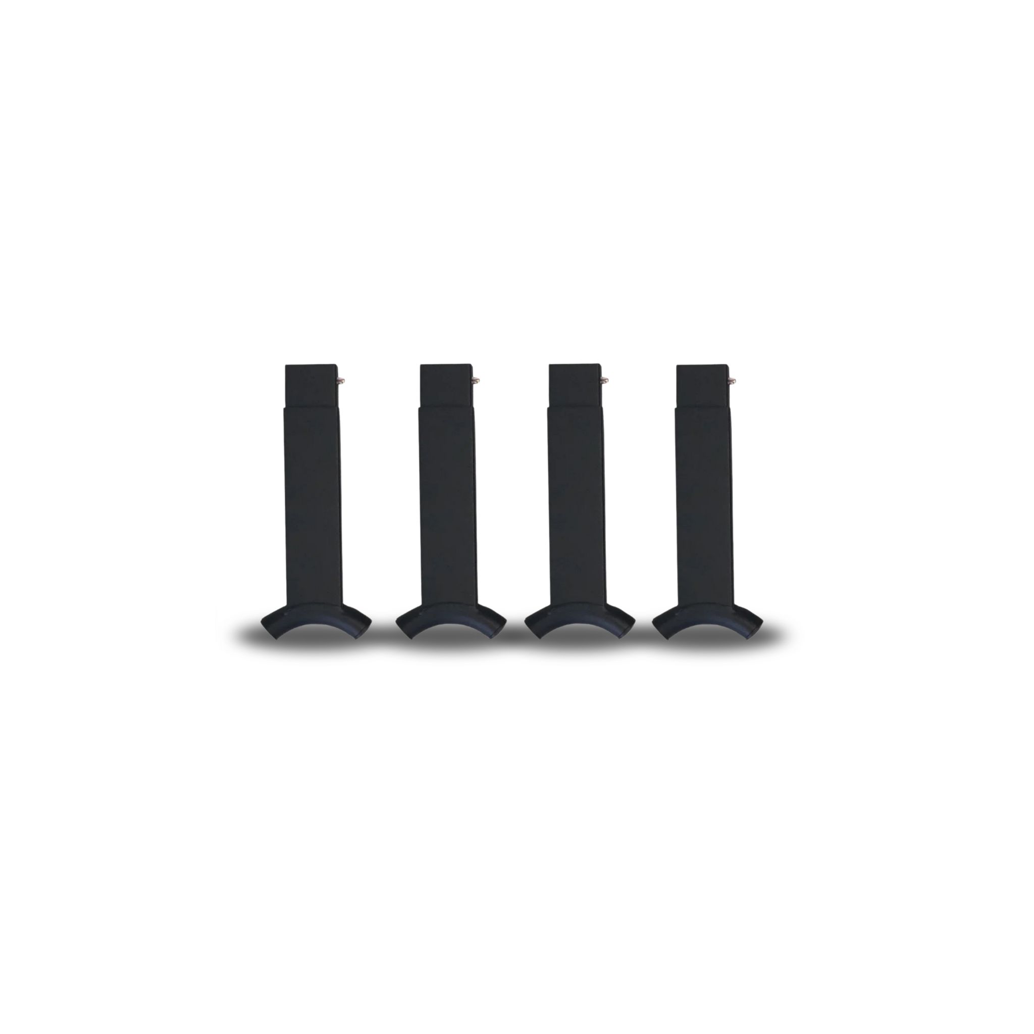 Stapeladapter-Set schwarz